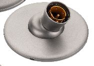 Modular Celling Rose ECO Round Metallic Grey (5x5)
