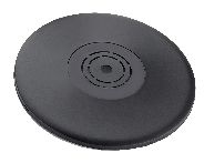 Modular Plate ECO Round Matt Black (5x5)