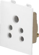 2 in 1 Socket - 16A (Porcelain)